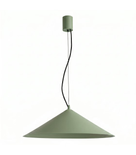 Fint LED Dome Pendant Ceiling Light Olive Green 3000K-1