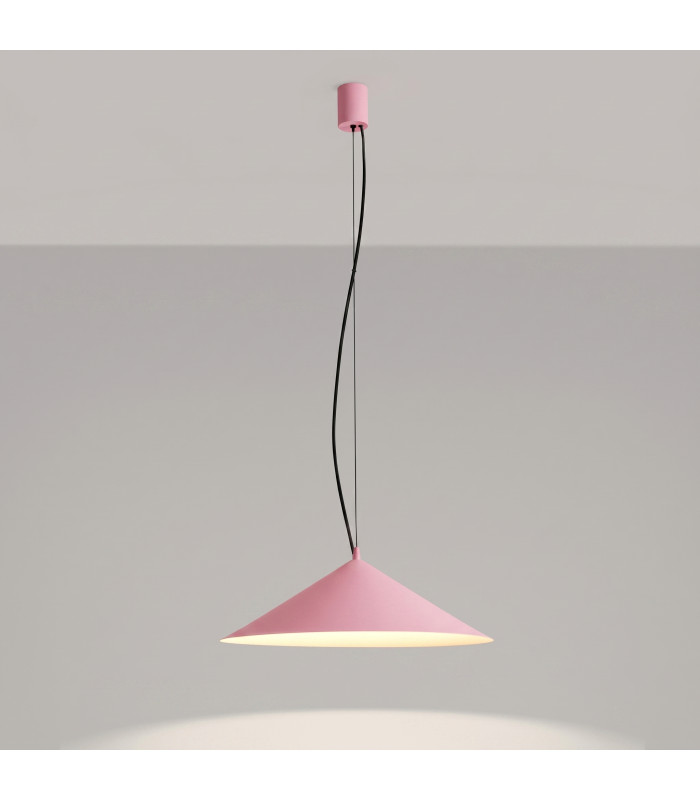 Fint LED Dome Pendant Ceiling Light Pink 3000K-9