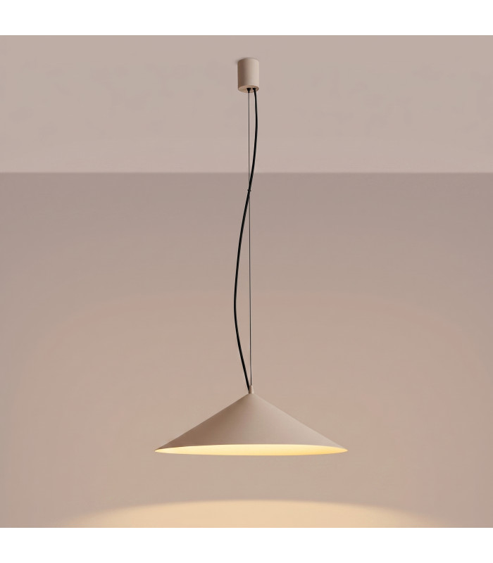 Fint LED Dome Pendant Ceiling Light Taupe 3000K-9