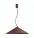 Fint LED Dome Pendant Ceiling Light Brown 4000K-1