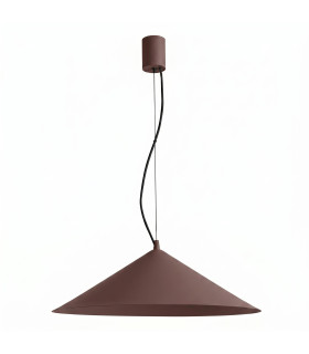 Fint LED Dome Pendant Ceiling Light Brown 4000K-1