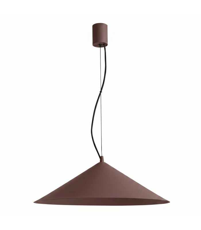 Fint LED Dome Pendant Ceiling Light Brown 4000K-1