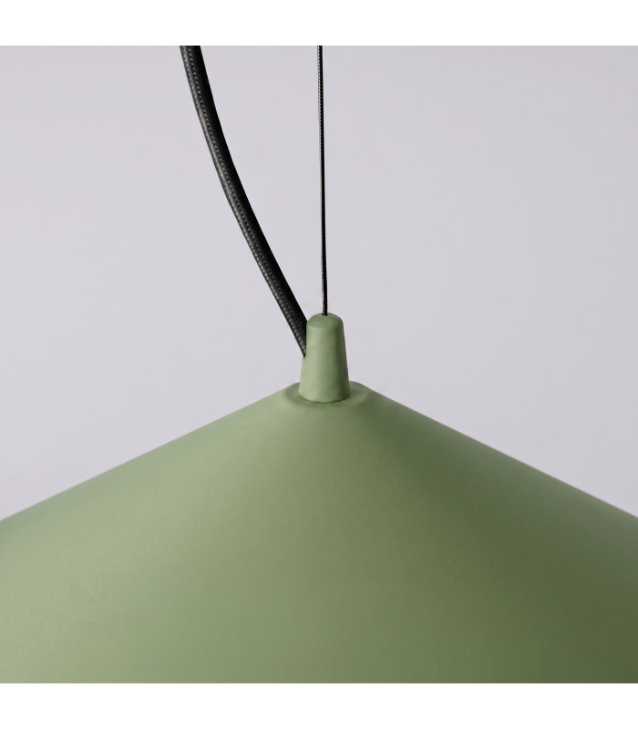 Fint LED Dome Pendant Ceiling Light Olive Green 3000K-6