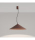 Fint LED Dome Pendant Ceiling Light Brown 4000K-3