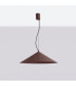 Fint LED Dome Pendant Ceiling Light Brown 4000K-4