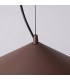Fint LED Dome Pendant Ceiling Light Brown 4000K-6