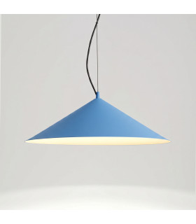 Fint LED Dome Pendant Ceiling Light Blue 4000K-2