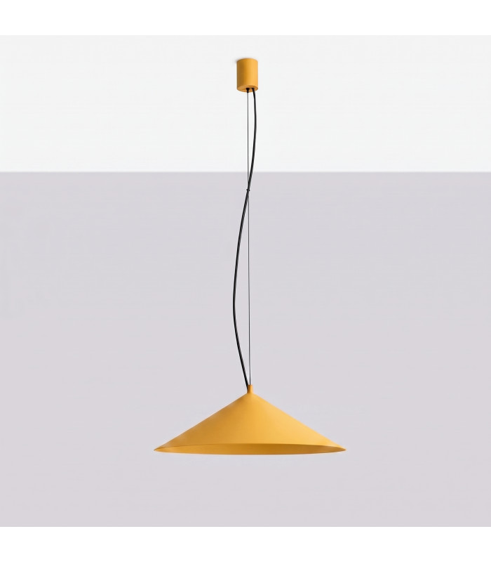 Fint LED Dome Pendant Ceiling Light Yellow 3000K-8
