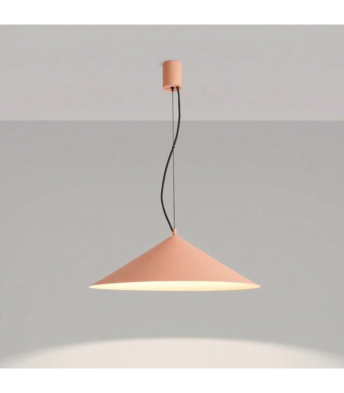 Fint LED Dome Pendant Ceiling Light Peach 4000K-3