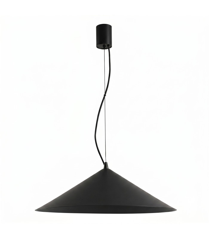 Fint LED Dome Pendant Ceiling Light Black 4000K-1