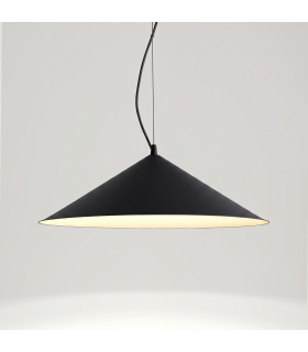 Fint LED Dome Pendant Ceiling Light Black 4000K-2