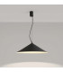 Fint LED Dome Pendant Ceiling Light Black 4000K-3