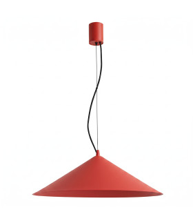 Fint LED Dome Pendant Ceiling Light Red 4000K-1