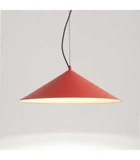 Fint LED Dome Pendant Ceiling Light Red 4000K-2