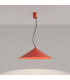 Fint LED Dome Pendant Ceiling Light Red 4000K-3