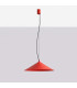 Fint LED Dome Pendant Ceiling Light Red 4000K-4