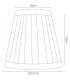 Organza Pattern Black Shade 80, 130mm x 130mm - 3