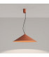 Fint LED Dome Pendant Ceiling Light Red Ochre 4000K-3