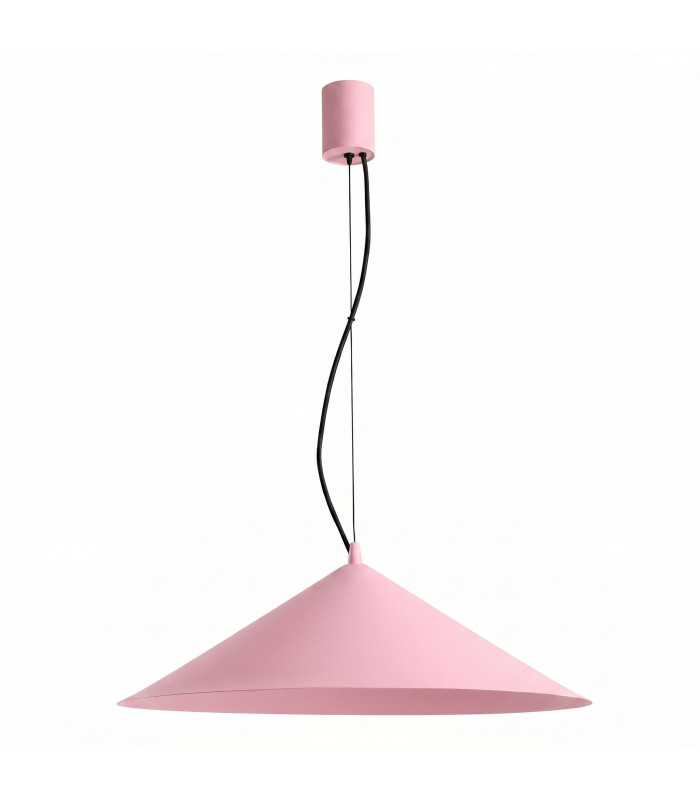 Fint LED Dome Pendant Ceiling Light Pink 4000K-1