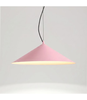 Fint LED Dome Pendant Ceiling Light Pink 4000K-2
