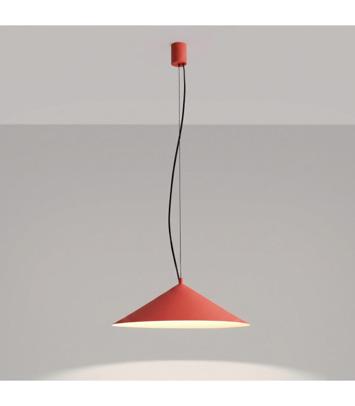 Fint LED Dome Pendant Ceiling Light Red 4000K-9