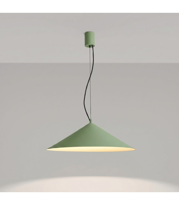 Fint LED Dome Pendant Ceiling Light Sage 4000K-3