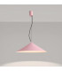 Fint LED Dome Pendant Ceiling Light Pink 4000K-3