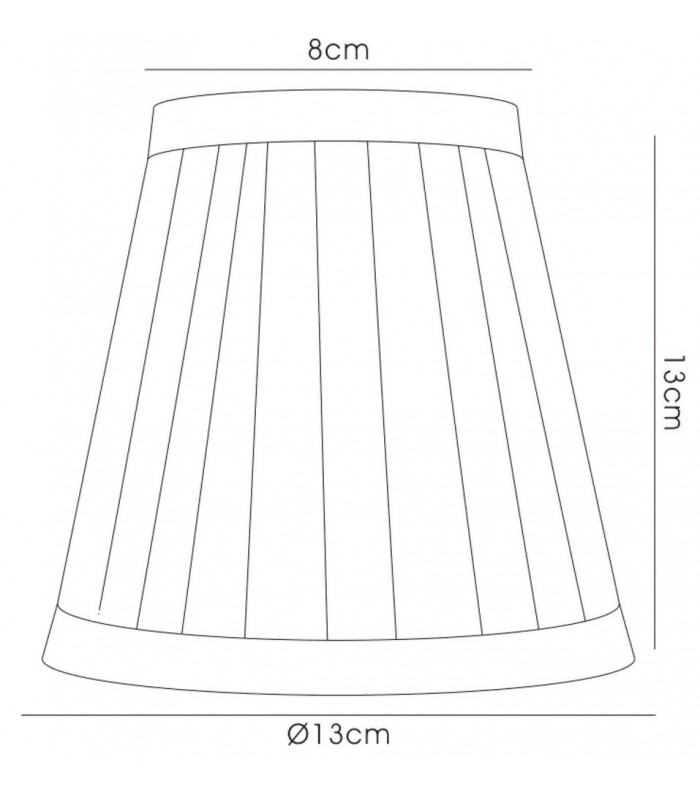 Organza Pattern Cream Shade 80, 130mm x 130mm - 3