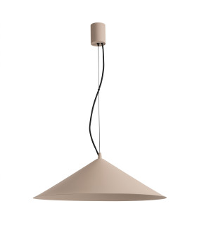Fint LED Dome Pendant Ceiling Light Taupe 4000K-1