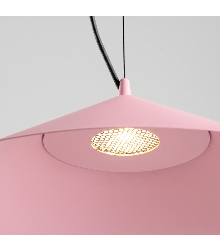 Fint LED Dome Pendant Ceiling Light Pink 4000K-5