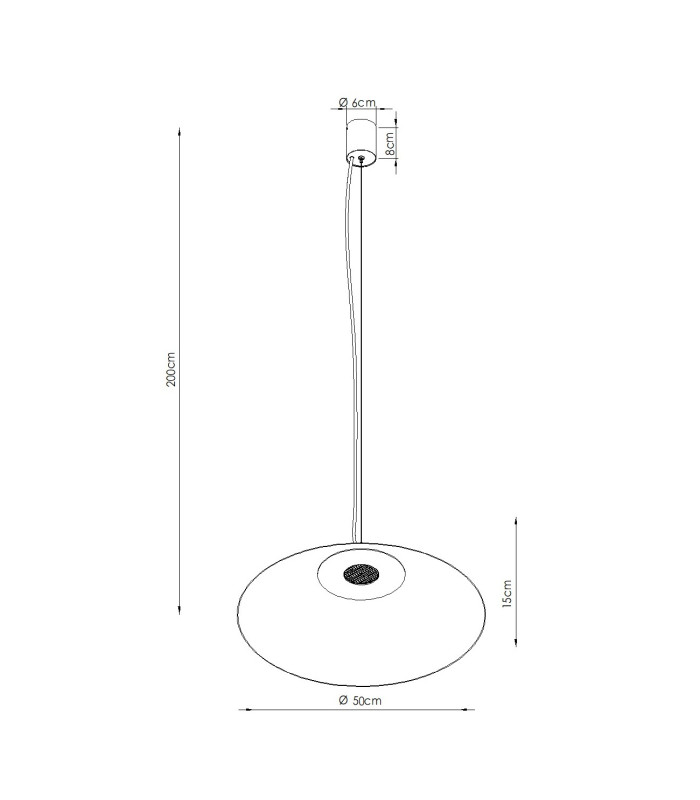 Fint LED Dome Pendant Ceiling Light Mocca 4000K-10
