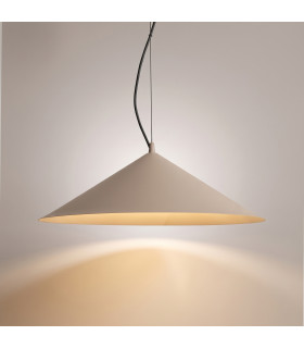 Fint LED Dome Pendant Ceiling Light Taupe 4000K-2