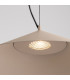Fint LED Dome Pendant Ceiling Light Taupe 4000K-5