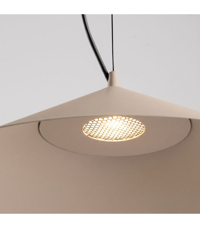Fint LED Dome Pendant Ceiling Light Taupe 4000K-5