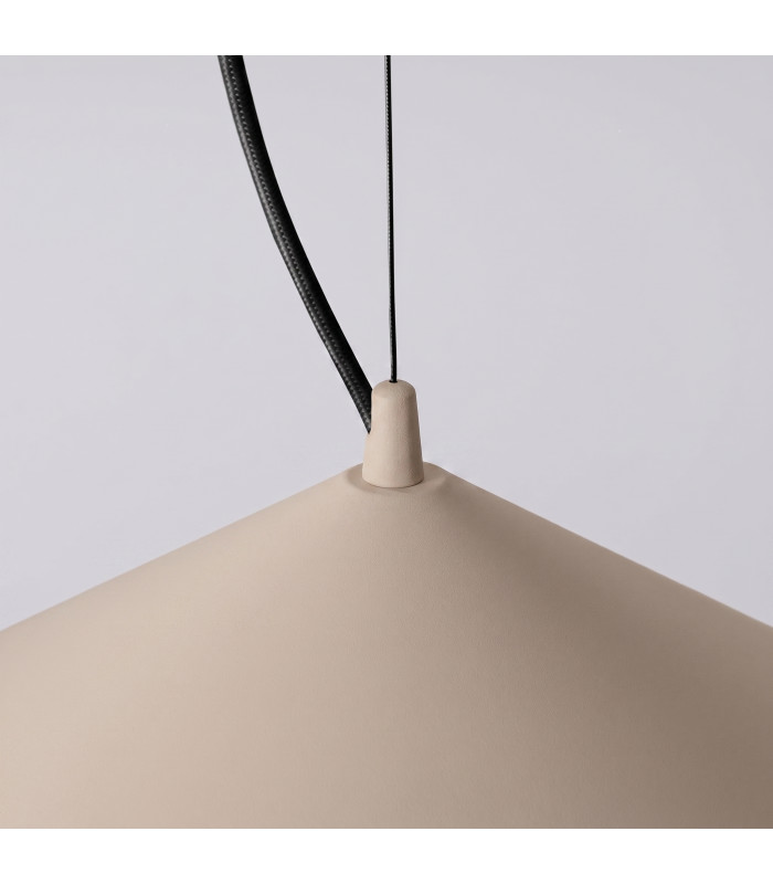 Fint LED Dome Pendant Ceiling Light Taupe 4000K-6