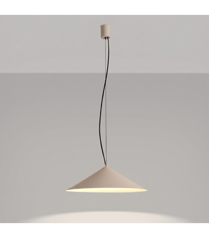 Fint LED Dome Pendant Ceiling Light Taupe 4000K-9