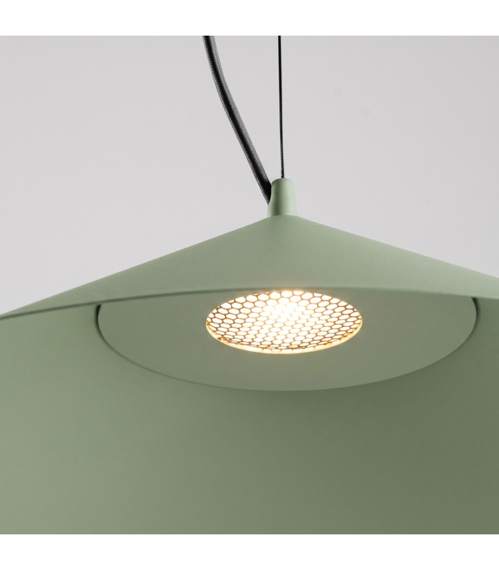 Fint LED Dome Pendant Ceiling Light Olive Green 4000K-5