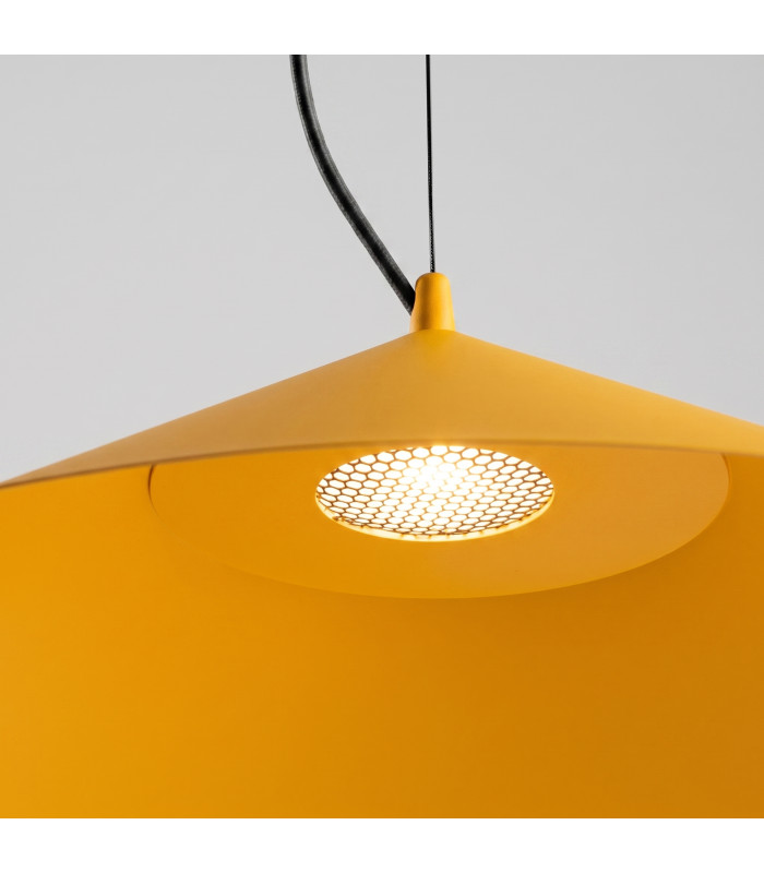 Fint LED Dome Pendant Ceiling Light Yellow 4000K-5