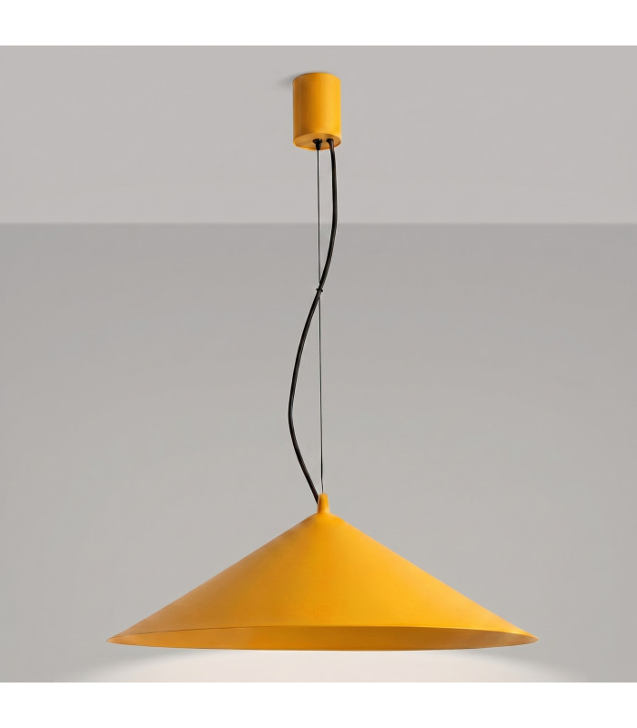 Fint LED Dome Pendant Ceiling Light Yellow 4000K-9
