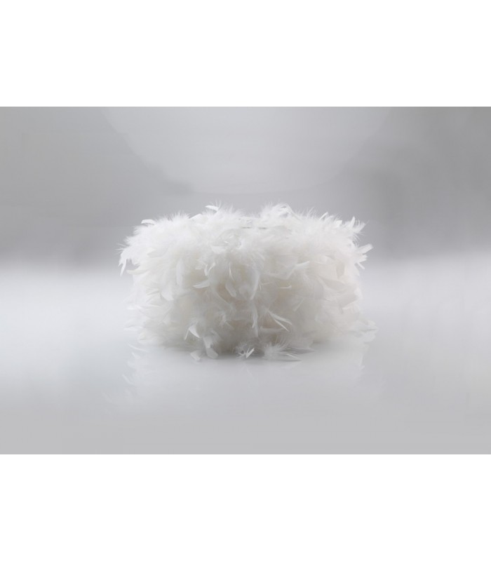 Feather Shade White 250mm x 180mm - 2