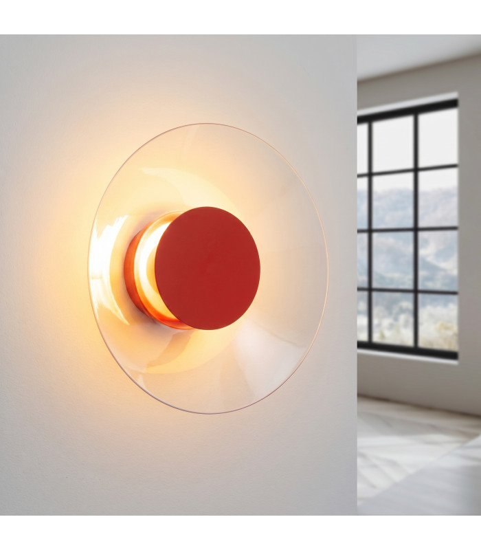 Astro Integrated LED Wall Lamp Red 3000K-3