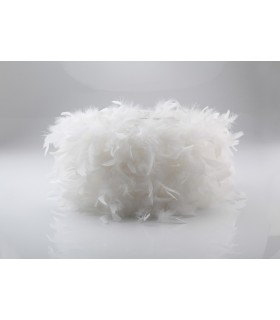 Feather Shade White 410mm x 200mm - 2