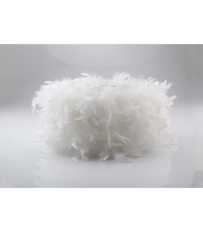 Feather Shade White 410mm x 200mm - 2
