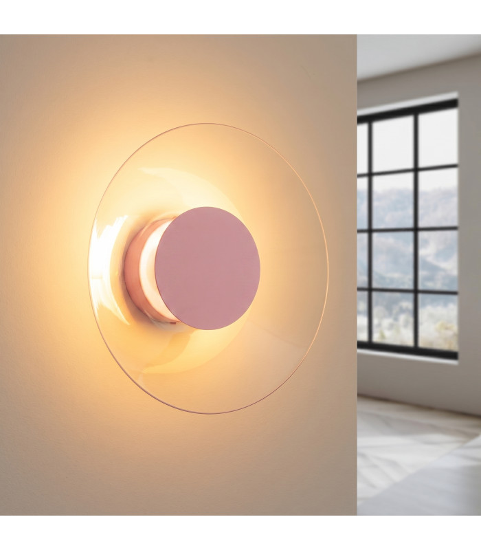 Astro Integrated LED Wall Lamp Pink 3000K-3
