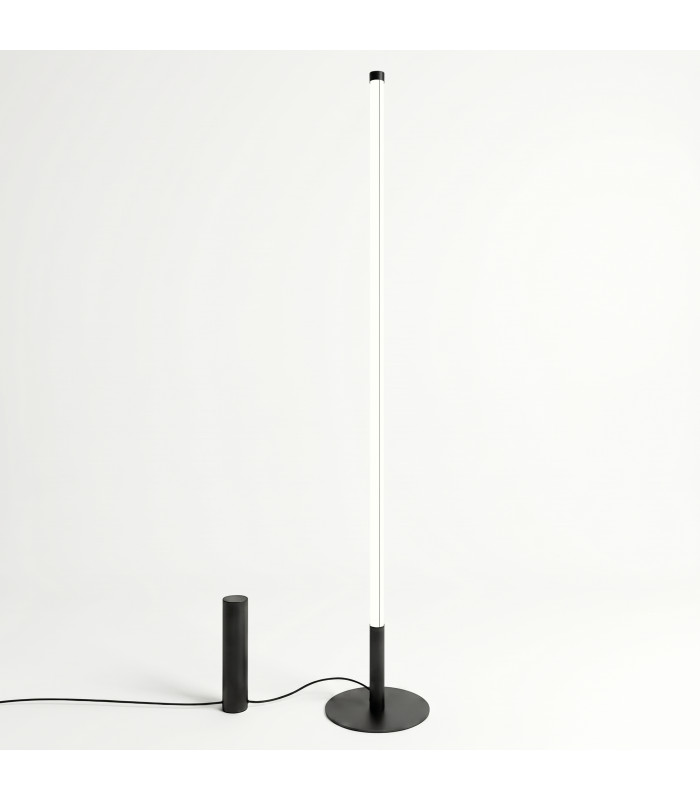 Trang LED Integrated Floor Lamp Black 3000K-2