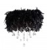 Feather Shade Black 410mm x 200mm - 4