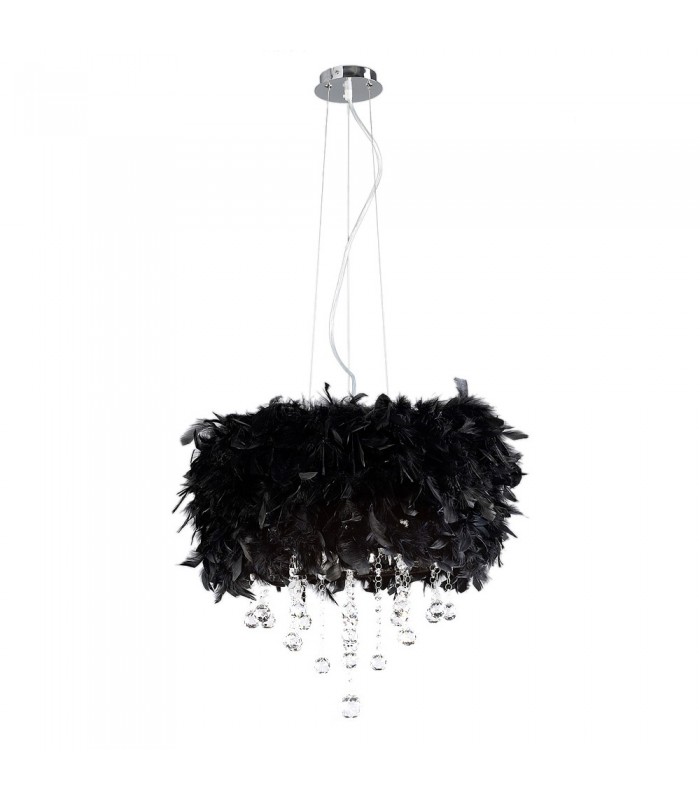 Feather Shade Black 410mm x 200mm - 5