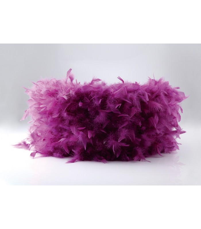 Feather Shade Aubergine 410mm x 200mm - 2
