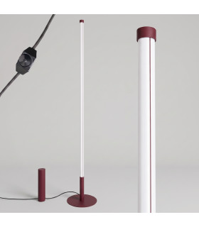 Trang LED Integrated Floor Lamp Burgundy 4000K-2