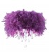 Feather Shade Aubergine 410mm x 200mm - 4